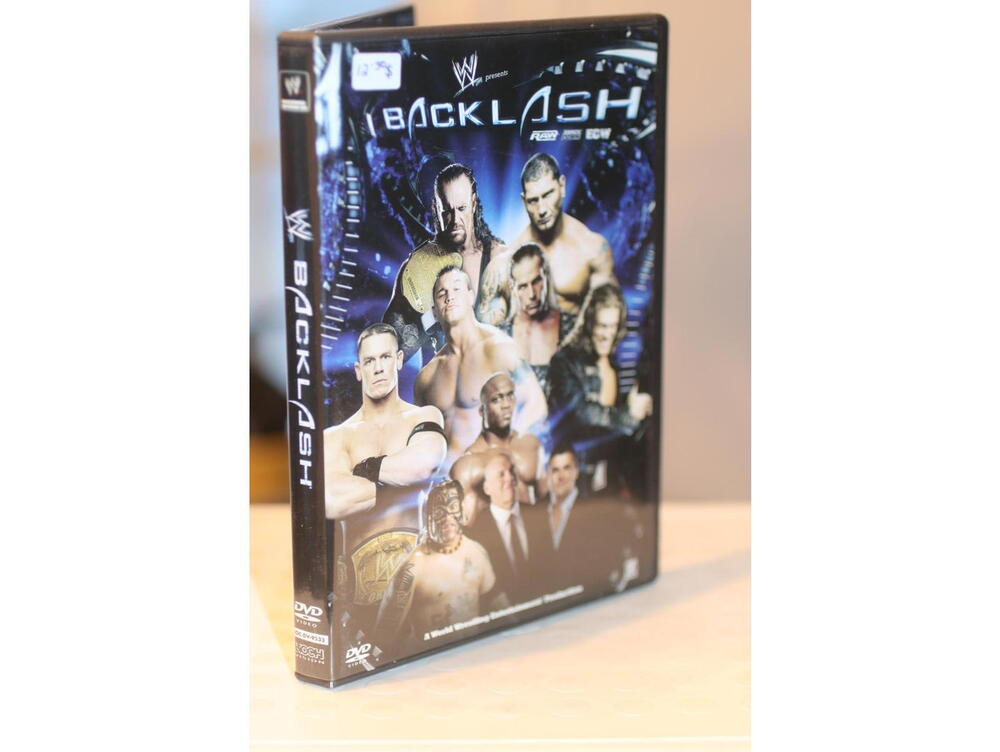 Backlash (2007) (DVD, 2007) WWE Umaga Vince John Cena MVP Bobby Lashley